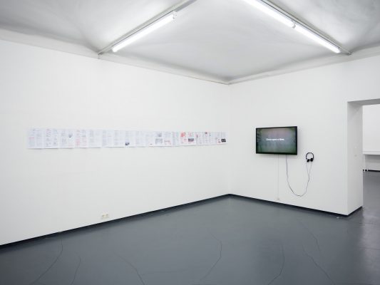 TEXT UND BILD III  Ausstellungsansicht Fotogalerie Wien 