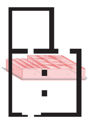 Mara Novak, Skizze und Grundriss der Fotogalerie Wien, 2026